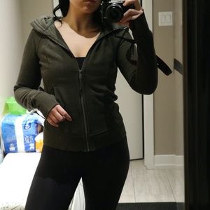 Lululemon Scuba Hoodie Size 4, Dark Green